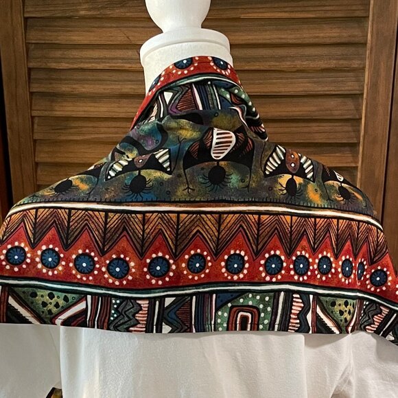 Gorgeous Multicolor 38"x12" Scarf - Picture 5 of 10